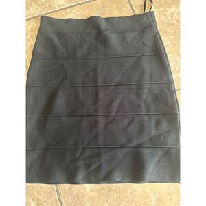 BCBG MaxAzria M Simone Black Bandeau Skirt